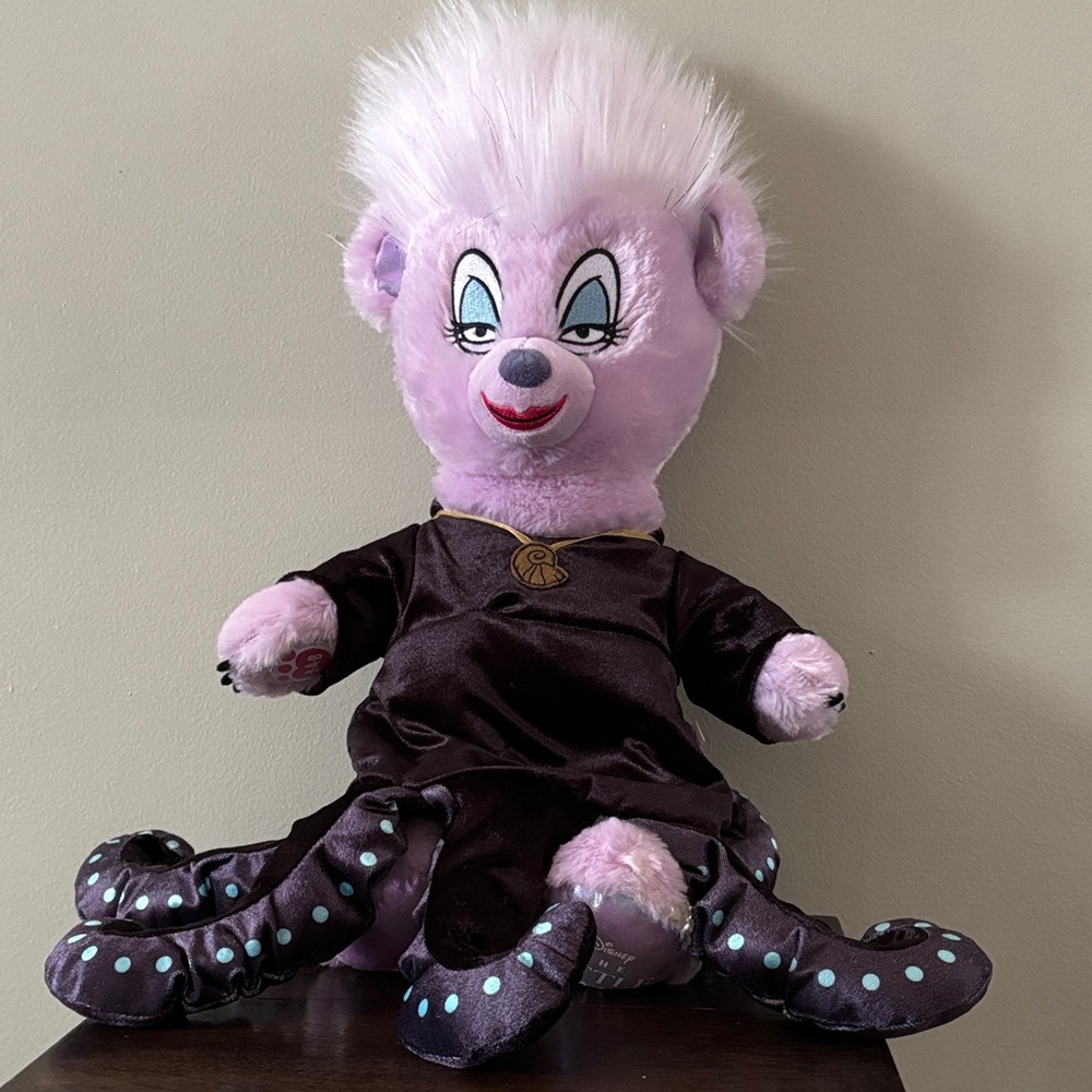 Build-A-Bear Disney Little Mermaid 16" Ursula Plush with Outfit